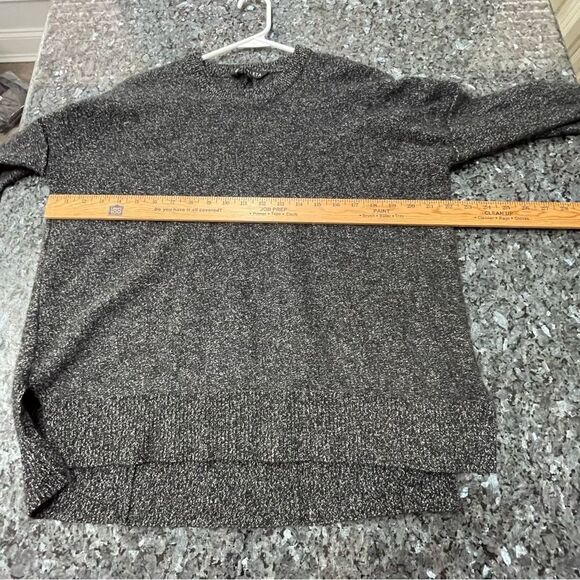 Athleta Gray black wool / cashmere Crewneck Sweater Size Small - Picture 6 of 8